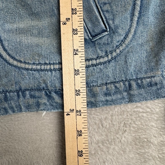 RTA Denim Full Zip Jacket Mens L Blue Preowned Cotton Comfort Lightwash Travel - Picture 6 of 8